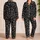 Charcoal Heart Doodle Set for Cozy Lounging and Romantic Gifting, Women and Teens Satin Pajamas Set - 2