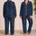 Navy Ivory Polka Dots For Cozy Autumn Lounging And Relaxed Bedtime, Women's Gift Idea Satin Pajamas Set - 2