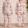 Pink Mountain Floral Toile Countryside Scenes for Relaxing Bedtime Lounging Women Satin Pajamas Set - 2