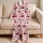 Cherry Fruit Set for Cozy Nights, Relaxed Mornings, and Sweet Gift Giving for Women Satin Pajamas Set - 5