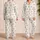 Black Bow And Dot Motif For Cozy Autumn Winter Lounging At Home, Gift For All Women Satin Pajamas Set - 2
