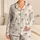 Black Bow And Dot Motif For Cozy Autumn Winter Lounging At Home, Gift For All Women Satin Pajamas Set - 1