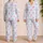 Pink Ribbon Bows on Blue Gingham for Cozy Autumn Nights and Relaxed Home Lounging Satin Pajamas Set - 2