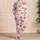 Burgundy Bow Stripes For Cozy Home Lounging, Relaxing And Everyday Gift Giving For Women Satin Pajamas Set - 2_h_6w8a2t