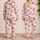 Burgundy Bow Stripes For Cozy Home Lounging, Relaxing And Everyday Gift Giving For Women Satin Pajamas Set - 2