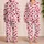 Raspberry Heart Valentine's Loungewear for Romantic Nights and Cozy Home Relaxation Satin Pajamas Set - 2