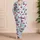 Blue Striped Cherries for Summer Relaxing, Everyday Comfort, and Sweet Gift Giving Satin Pajamas Set - 4