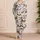 Equestrian Horses and Roses for Elegant Lounging, Relaxed Homewear Gift for Women Satin Pajamas Set - 4