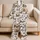 Equestrian Horses and Roses for Elegant Lounging, Relaxed Homewear Gift for Women Satin Pajamas Set - 5