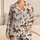 Equestrian Horses and Roses for Elegant Lounging, Relaxed Homewear Gift for Women Satin Pajamas Set - 1