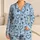 Powder Blue Heart Doodle Lounge Set For Cozy Evenings, Relaxed Weekends, And Gifting Satin Pajamas Set - 1