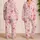 Pink Bow Heart Ribbon Aesthetic for Cozy Nights, Romantic Lounging, and Gift Giving Satin Pajamas Set - 2