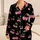Pink Cherry Fruit Motif For Cozy Summer Lounging At Home, Women's Cute Gift Idea Satin Pajamas Set - 1