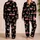 Pink Cherry Fruit Motif For Cozy Summer Lounging At Home, Women's Cute Gift Idea Satin Pajamas Set - 2
