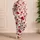 Crimson Poppy Floral Botanical Motif for Cozy Autumn Lounging and Gift Giving Women Satin Pajamas Set - 4