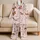 Chestnut and White Horse Equestrian Set for Cozy Lounging, Gifts for Horse Lovers Satin Pajamas Set - 5