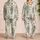 Vintage Botanical Damask Floral Motifs For Elegant Lounging And Relaxed Home Days Satin Pajamas Set - 2