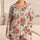 Vintage Rose Garden Floral for Romantic Lounging and Cozy Travel Gifts for Women Satin Pajamas Set - 1
