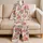 Vintage Rose Garden Floral for Romantic Lounging and Cozy Travel Gifts for Women Satin Pajamas Set - 5