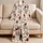 Burgundy Champagne Bottles and Pink Roses for Bridal Party Lounging, Women’s Gift Satin Pajamas Set - 5