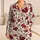 Burgundy Poppy Botanicals for Elegant Summer Lounging and Relaxing Gift Ideas for Women Satin Pajamas Set - 1
