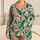 Coral Flamingo Tropical Leaves Botanical Motif Summer Vacation Lounge Gift For Women Satin Pajamas Set - 1