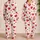 Scattered Red Heart Motifs for Valentine’s Day Couples Matching Romantic Gift Idea Satin Pajamas Set - 2