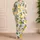 Lemon Citrus Fruit Motifs for Bright Summer Lounging and Relaxed Everyday Wear for Women Satin Pajamas Set - 4