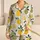 Lemon Citrus Fruit Motifs for Bright Summer Lounging and Relaxed Everyday Wear for Women Satin Pajamas Set - 1