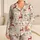 Christmas Reindeer Holly Snowflake Holiday Lounge Gift For Women And Cozy Evenings Satin Pajamas Set - 1