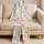 Pastel Heart Motif for Cozy Lounging, Relaxed Weekends, and Sweet Everyday Style Satin Pajamas Set - 5