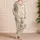 Vintage Cat Vanity Mirror Cozy Lounge Gift for Cat Lovers and Cute Kawaii Cat Fans Satin Pajamas Set - 4