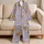 Teddy Bear Butterfly Lavender Comfort for Relaxing Nights, Weekends and Gift Giving Satin Pajamas Set - 5