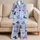 Butterfly Starlight Lounge Set for Cozy Nights, Relaxed Weekends, and Women’s Gifts Satin Pajamas Set - 5