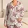 Dusty Rose Butterfly Hearts Cozy Bedtime Lounge Style For Romantic At-Home Women Satin Pajamas Set - 1