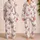 Dusty Rose Butterfly Hearts Cozy Bedtime Lounge Style For Romantic At-Home Women Satin Pajamas Set - 2