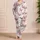 Dusty Rose Butterfly Hearts Cozy Bedtime Lounge Style For Romantic At-Home Women Satin Pajamas Set - 4