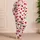 Red Heart Motif Valentine's Day Loungewear Gift For Women, Romantic Cozy Style At Home Satin Pajamas Set - 4