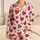 Red Heart Motif Valentine's Day Loungewear Gift For Women, Romantic Cozy Style At Home Satin Pajamas Set - 1