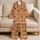 Woodland Mushroom Folk Motif For Cozy Bedtime, Nature Lovers And Cottagecore Fans Satin Pajamas Set - 5
