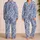 Ornate Paisley Leaves for Cozy Holiday Lounging and Relaxed Evenings, Plus Size Women Satin Pajamas Set - 2