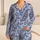 Ornate Paisley Leaves for Cozy Holiday Lounging and Relaxed Evenings, Plus Size Women Satin Pajamas Set - 1