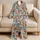 Santa Snowmen Gingerbread Holiday Loungewear for Christmas Gatherings and Cozy Nights Satin Pajamas Set - 5