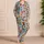Santa Snowmen Gingerbread Holiday Loungewear for Christmas Gatherings and Cozy Nights Satin Pajamas Set - 4