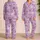 Anatomical Brain Heart Chef Hat Motifs for Quirky Culinary Gifts and Cozy Lounging Satin Pajamas Set - 2