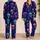 Neon Graffiti Skull Motifs For Colorful Lounge Style And Festival Streetwear Fans Satin Pajamas Set - 2