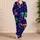 Neon Graffiti Skull Motifs For Colorful Lounge Style And Festival Streetwear Fans Satin Pajamas Set - 4