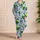 Neon Green Skeleton Skull Streetwear Style Halloween Lounge Nights Gift Idea For Women Satin Pajamas Set - 4