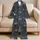 Gothic Undead Skull Shrouds For Dark Nights, Halloween Lounging And Alternative Fans Satin Pajamas Set - 5