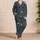Gothic Undead Skull Shrouds For Dark Nights, Halloween Lounging And Alternative Fans Satin Pajamas Set - 4